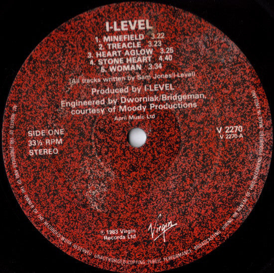 I-Level : I-Level (LP, Album)