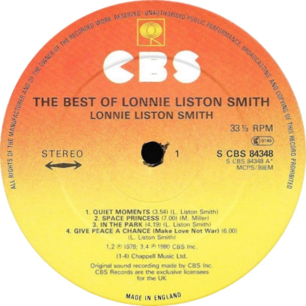 Lonnie Liston Smith : The Best Of Lonnie Liston Smith (LP, Comp)