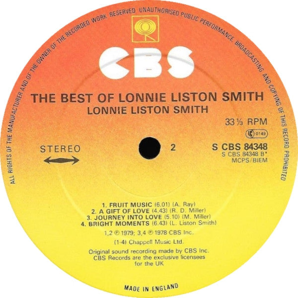 Lonnie Liston Smith : The Best Of Lonnie Liston Smith (LP, Comp)