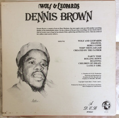 Dennis Brown : Wolf & Leopards (LP, Album, RE)