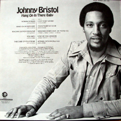 Johnny Bristol : Hang On In There Baby (LP, Album)