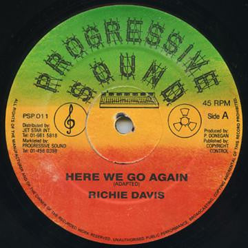 Richie Davis : Here We Go Again / Use Me (12")