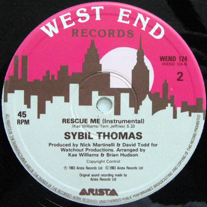 Sybil Thomas : Rescue Me (12")