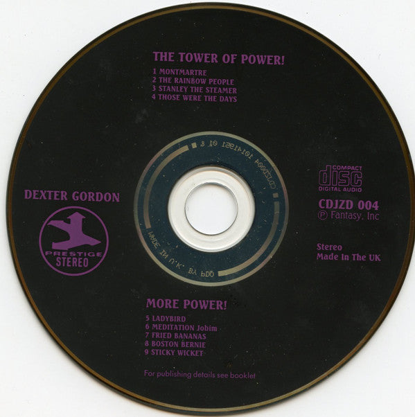 Dexter Gordon : The Tower Of Power! / More Power! (CD, Comp)