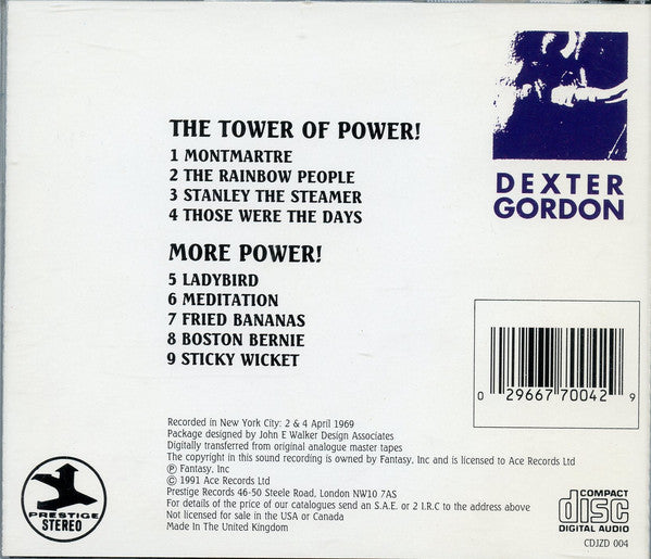 Dexter Gordon : The Tower Of Power! / More Power! (CD, Comp)