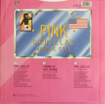 Natalie Cole : Pink Cadillac (12", Single)