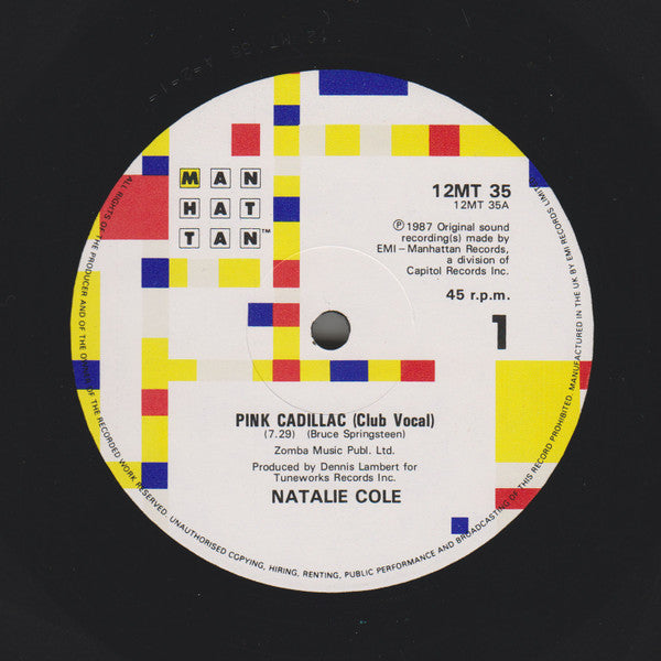 Natalie Cole : Pink Cadillac (12", Single)