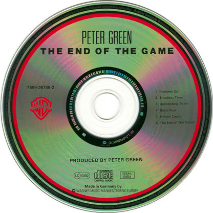 Peter Green (2) : The End Of The Game (CD, Album, RE, Cin)