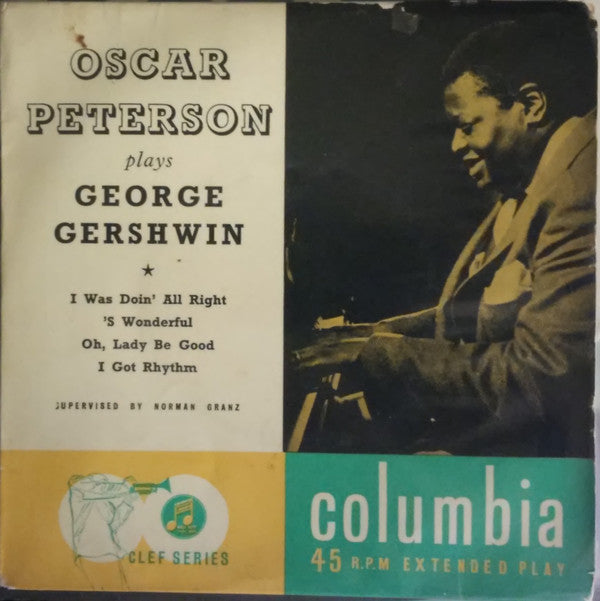 Oscar Peterson : Oscar Peterson Plays George Gershwin (7", EP)