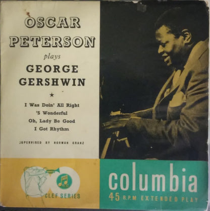 Oscar Peterson : Oscar Peterson Plays George Gershwin (7", EP)