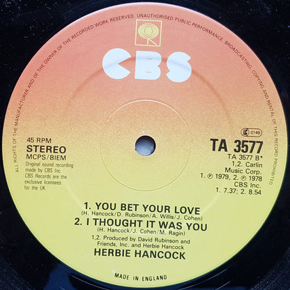 Herbie Hancock : Rockit (Long Version) (12", Single, Gen)