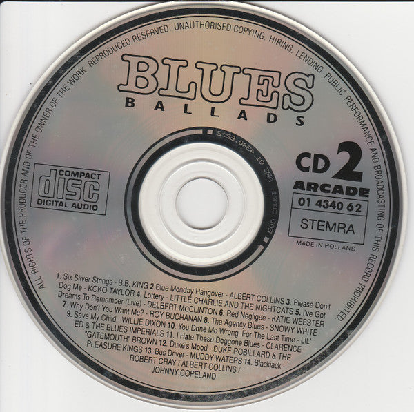 Various : Blues Ballads Volume 2 (2xCD, Comp)