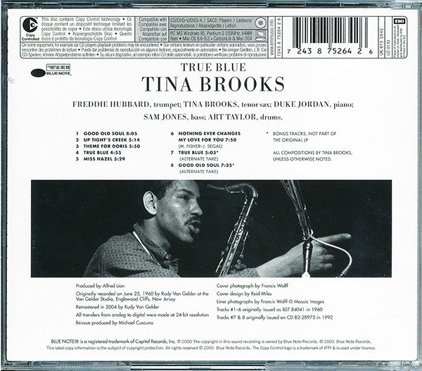 Tina Brooks : True Blue (CD, Album, Copy Prot., RE, RM)