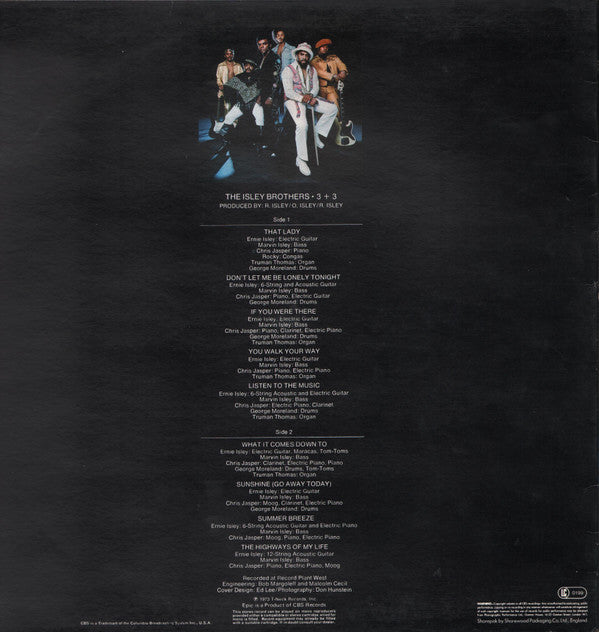 The Isley Brothers : 3 + 3 (LP, Album, RE)