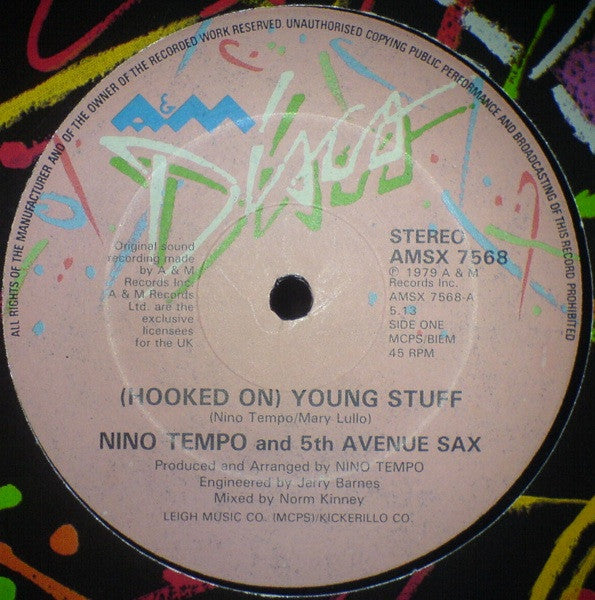 Nino Tempo and 5th Avenue Sax* : (Hooked On) Young Stuff (12")