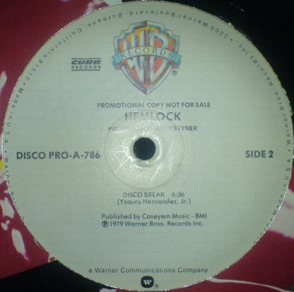 Hemlock (3) : Disco Break (12", Promo)