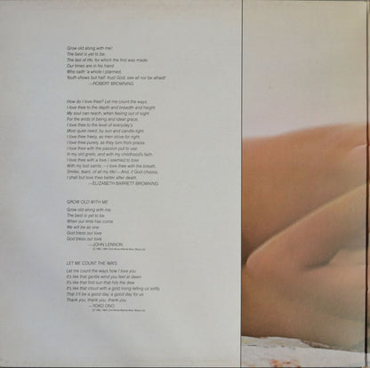 John Lennon And Yoko Ono* : Milk And Honey (LP, Album, Gat)