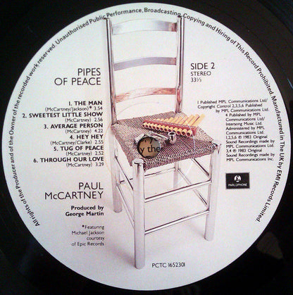 Paul McCartney : Pipes Of Peace (LP, Album, Gat)