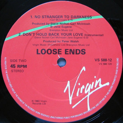 Loose Ends : Don't Hold Back Your Love (12")