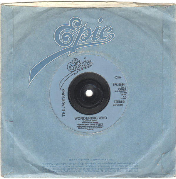 The Jacksons : Can You Feel It (7", Single, Inj)