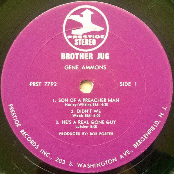 Gene Ammons : Brother Jug! (LP, Album, RE, Pur)