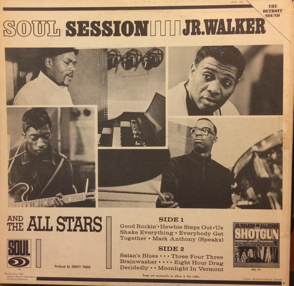 Jr. Walker And The All Stars* : Soul Session (LP, Album, Mono, Whi)