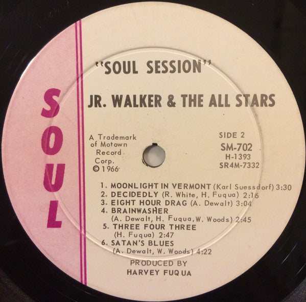 Jr. Walker And The All Stars* : Soul Session (LP, Album, Mono, Whi)