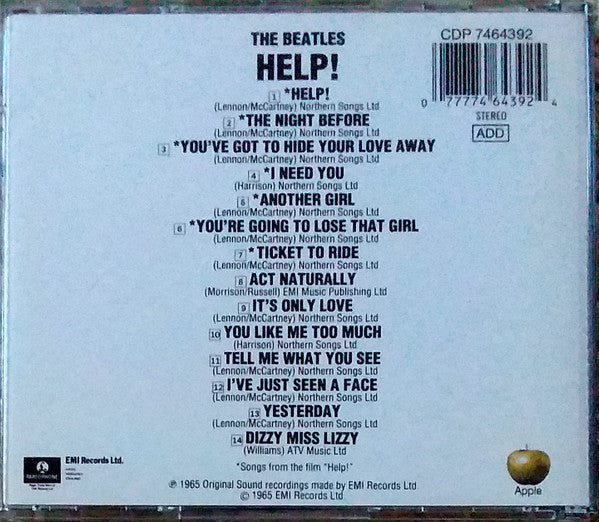 The Beatles : Help! (CD, Album, RE)