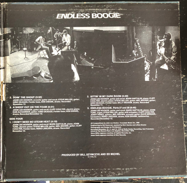 John Lee Hooker : Endless Boogie (2xLP, Album, Mon)