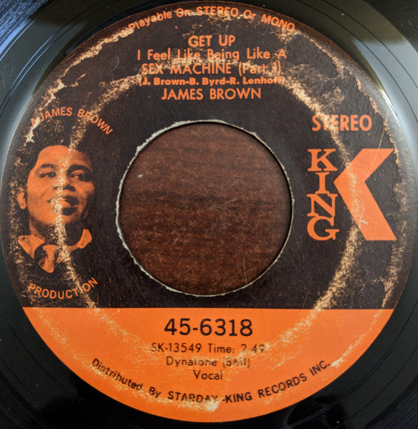 James Brown : Get Up I Feel Like Being Like A Sex Machine (7", Single)