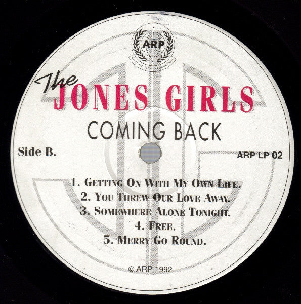 The Jones Girls : Coming Back (LP, Album)