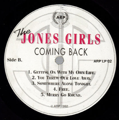 The Jones Girls : Coming Back (LP, Album)