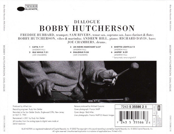 Bobby Hutcherson : Dialogue (CD, Album, RE, RM)