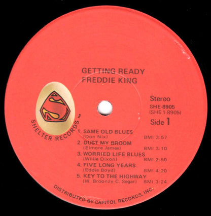 Freddie King : Getting Ready... (LP, Album, Win)