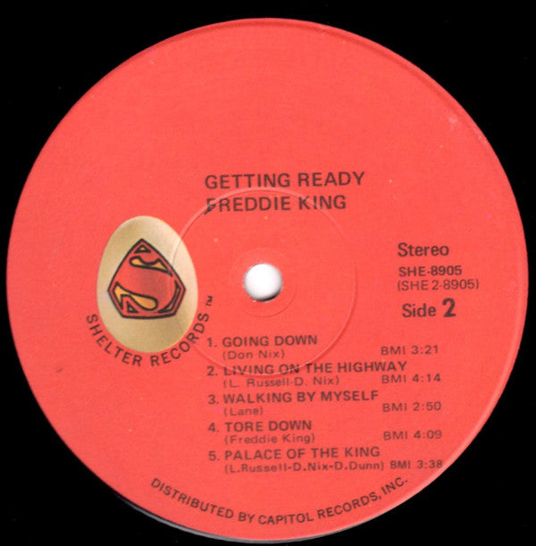 Freddie King : Getting Ready... (LP, Album, Win)