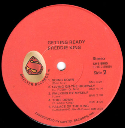 Freddie King : Getting Ready... (LP, Album, Win)