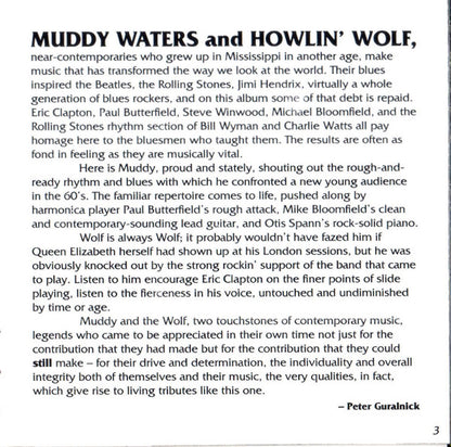 Muddy Waters, Howlin' Wolf : Muddy & The Wolf (CD, Comp, RE)