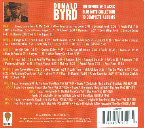 Donald Byrd : The Definitive Classic Blue Note Collection 10 Complete Albums (5xCD + Box, Comp)