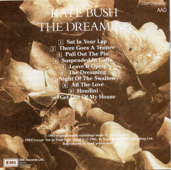 Kate Bush : The Dreaming (CD, Album, RE)