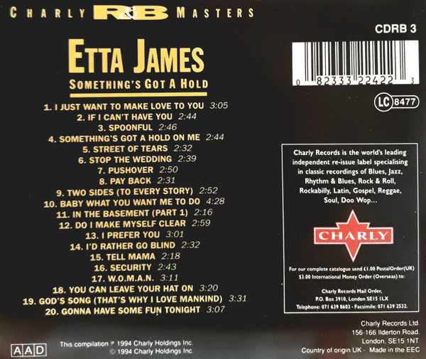 Etta James : Something's Got A Hold (CD, Comp)