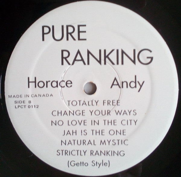 Horace Andy : Pure Ranking (LP, Album, RP)