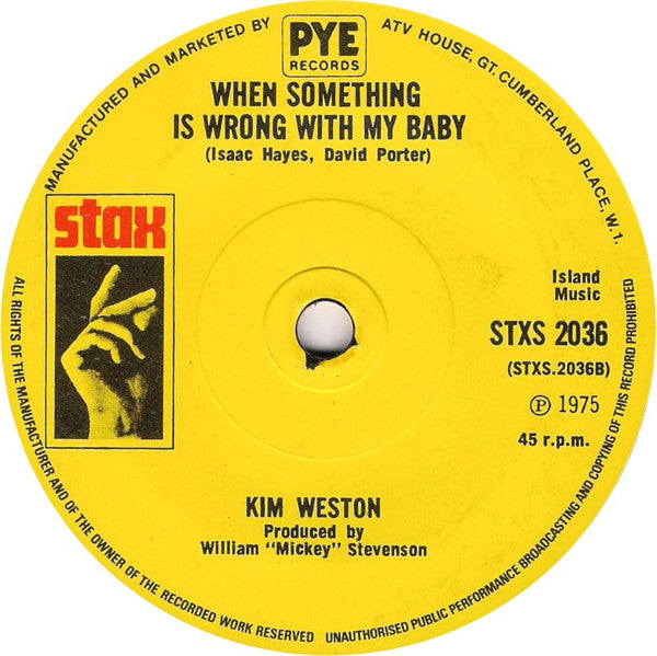 Kim Weston : Goodness Gracious (7", Single, Sol)