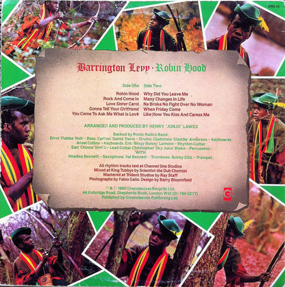 Barrington Levy : Robin Hood (LP, Album)