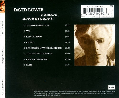 David Bowie : Young Americans (CD, Album, Enh, RE, RM)