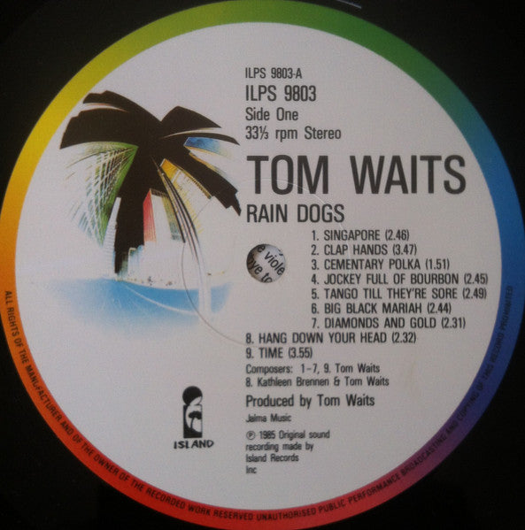 Tom Waits : Rain Dogs (LP, Album)