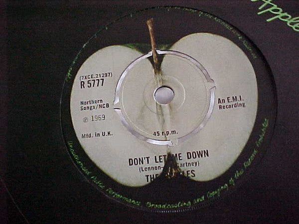 The Beatles : Get Back (7", Single, RE, 2nd)