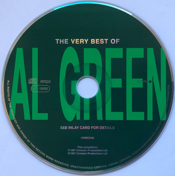 Al Green : The Very Best Of Al Green (CD, Comp)