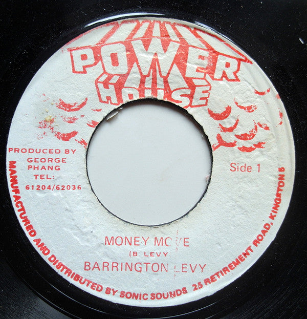 Barrington Levy : Money Move (7", Red)