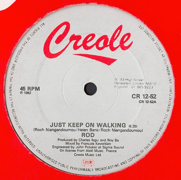 Rod : Just Keep On Walking (12")