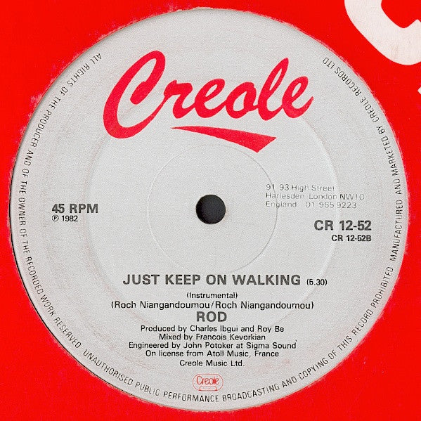 Rod : Just Keep On Walking (12")